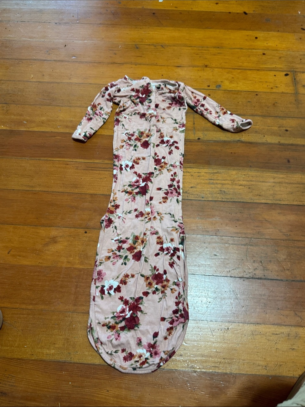 Lou Lou & Company Pink Floral Baby Sleep Gown